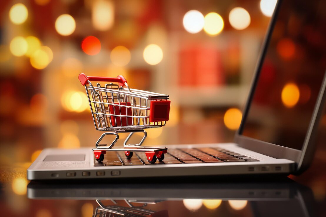 Conductor de taxi comprando productos para su auto desde el celular